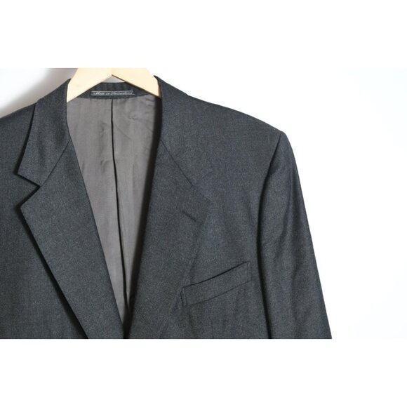 ERMENEGILDO ZEGNA Louis Boston Dark Gray Sport Coat Blazer Size 44R 100% Wool - Picture 7 of 12